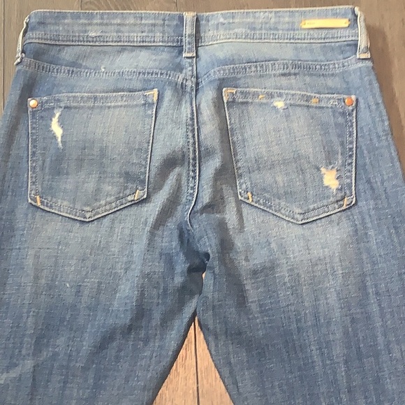 Pilcro and the Letterpress Blue Distressed Jeans - Picture 9 of 13